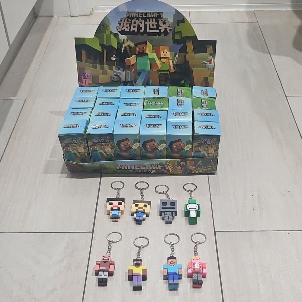Minecraft Keychain Set